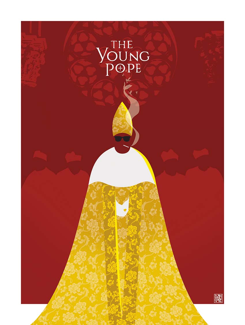 The Young Pope - Conceptual art by Dan Gonzales