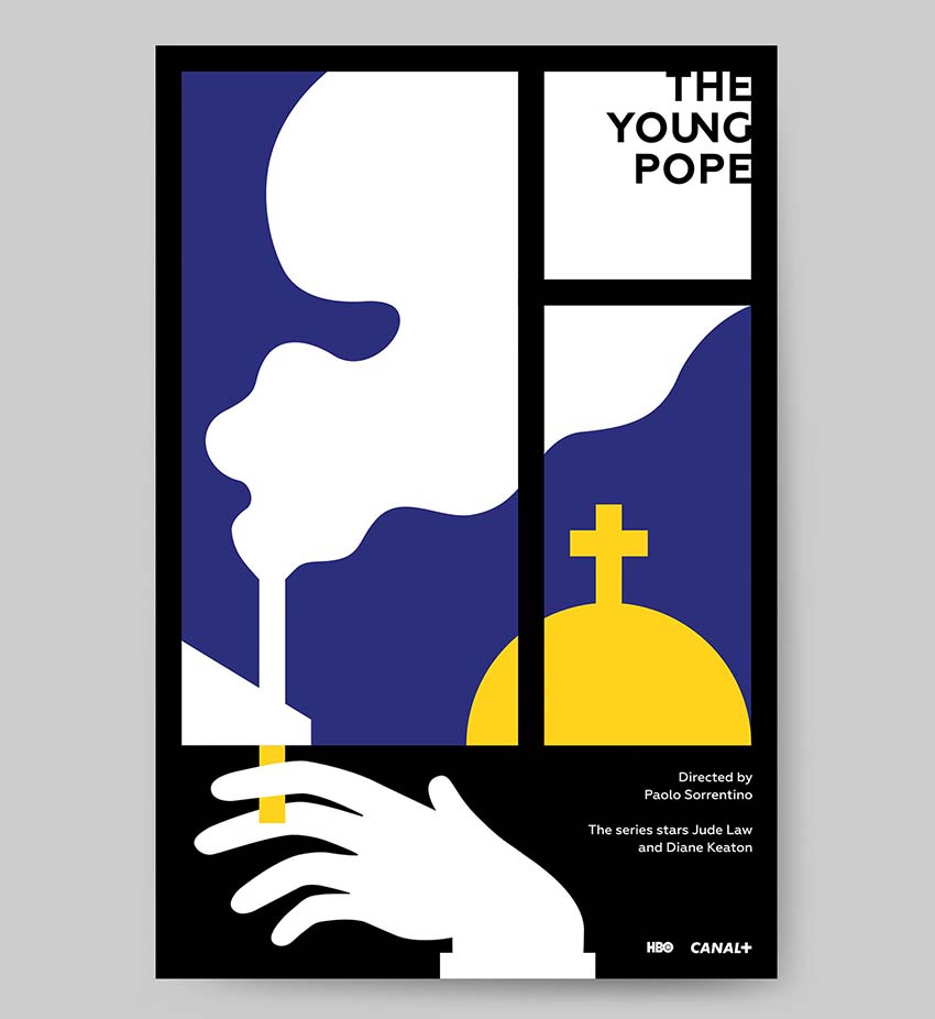 The Young Pope - locandina Malika Favre