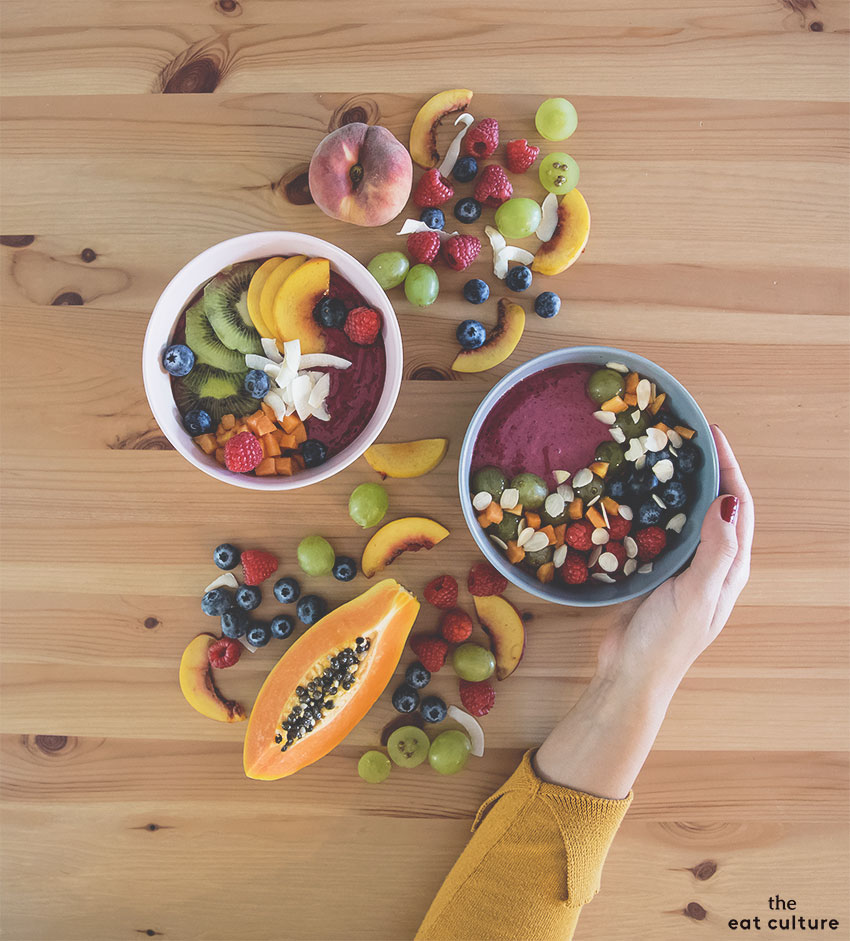 acai bowl alla frutta per un pieno di vitamine