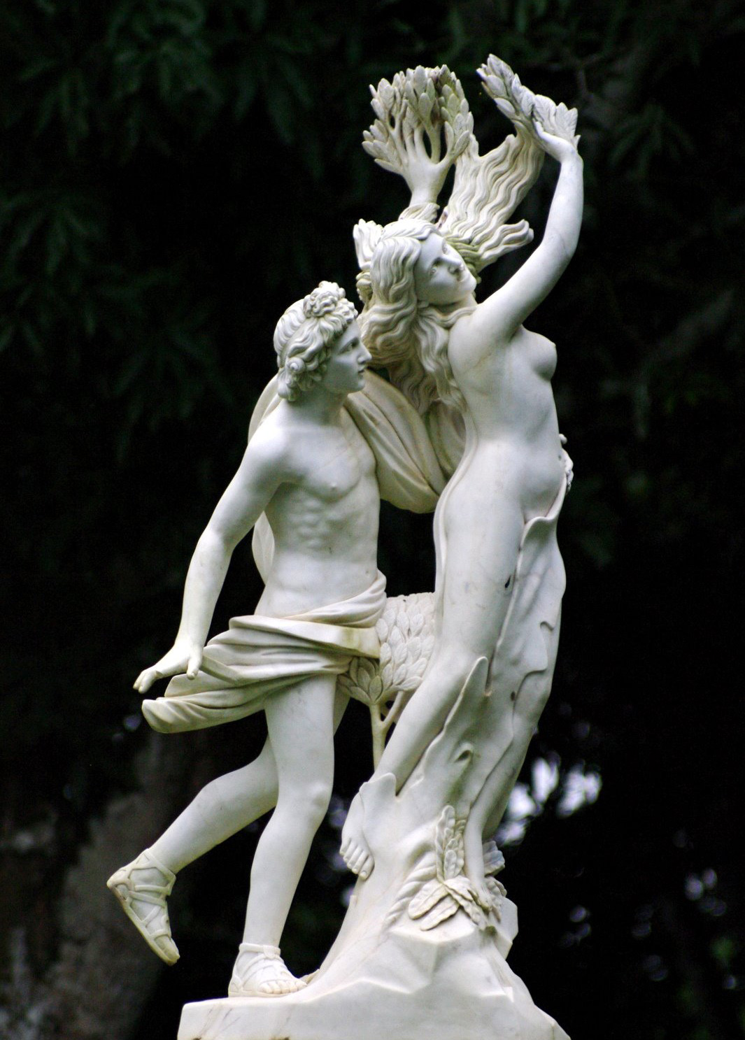 La statua di Apollo e Dafne realizzata da Gian Lorenzo Bernini