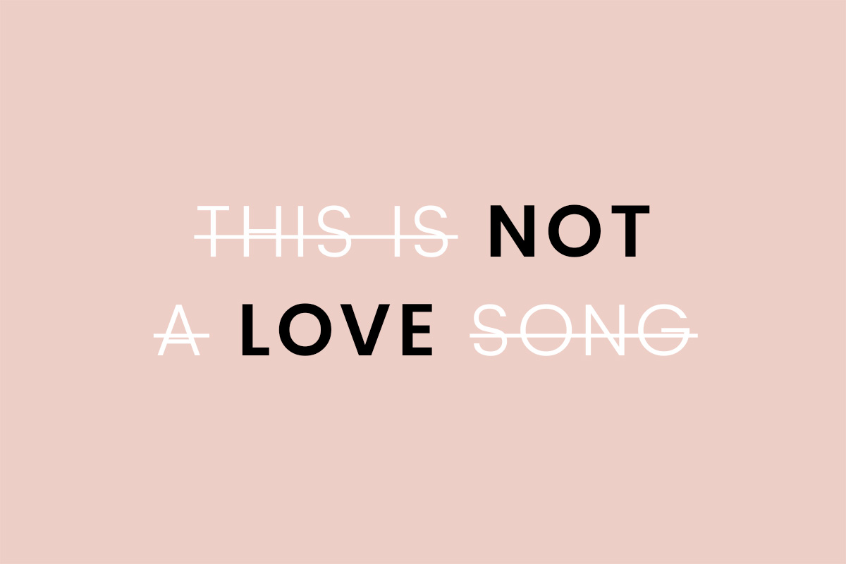 Canzoni d'amore che non sono canzoni d'amore